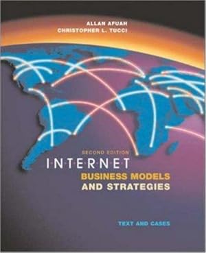 Bild des Verkufers fr Internet Business Models and Strategies: Text and Cases zum Verkauf von WeBuyBooks
