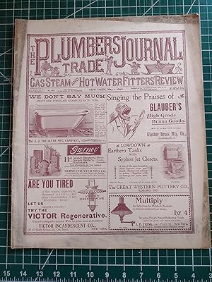 Seller image for The Plumbers' Trade Journal, Gas Steam and Hot Water Fitters' Review, Volume XXIII, No 9, No 395, May 1, 1898 for sale by Cher Bibler