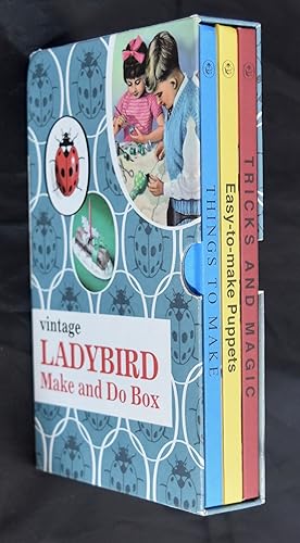 Seller image for Ladybird Make and Do Box. 'Things to Make'; 'Easy-to-make Puppets'; Tricks and Magic. 3 titles in slipcase. for sale by Libris Books