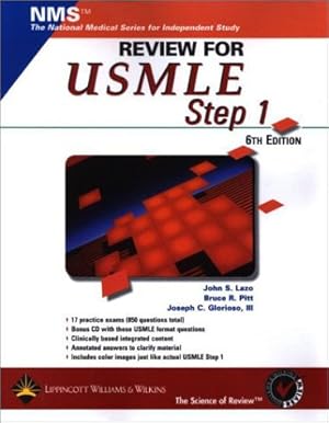 Imagen del vendedor de NMS Review for USMLE Step 1 (National Medical Series for Independent Study) a la venta por WeBuyBooks