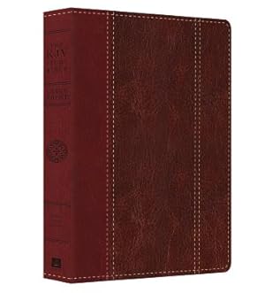 Seller image for Large Print Study Bible-KJV (Leather / Fine Binding) for sale by BargainBookStores