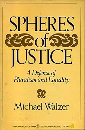 Immagine del venditore per Spheres of Justice venduto da WeBuyBooks