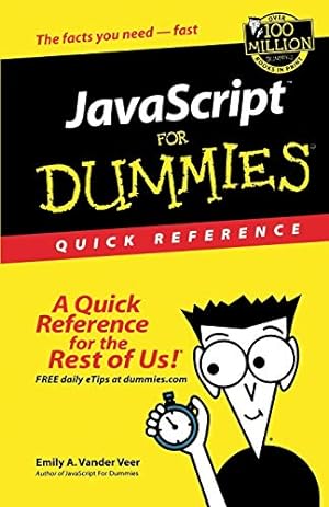Seller image for JavaScript For Dummies Quick Reference for sale by Reliant Bookstore