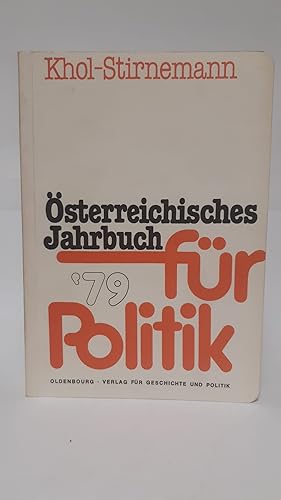 Bild des Verkufers fr sterreichisches Jahrbuch fr Politik: 1979 zum Verkauf von Antiquariat Buchkauz