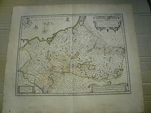 Mecklenburg, anno 1647, G.Blaeu, Karte, lat. Rückentext. Kupferkarte, verlegt bei G. Blaeu, anno ...