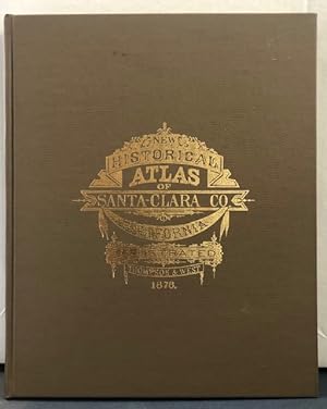 HISTORICAL ATLAS MAP OF SANTA CLARA COUNTY CALIFORNIA