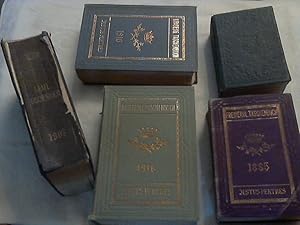 5 Titel ; Gräfliches Taschenbuch 1908 , uradeliges Taschenbuch 1910 , Briefadeliges Taschenbuch 1...