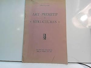 Imagen del vendedor de Art primitif et "structures" (st des ocanistes, 1968) a la venta por JLG_livres anciens et modernes