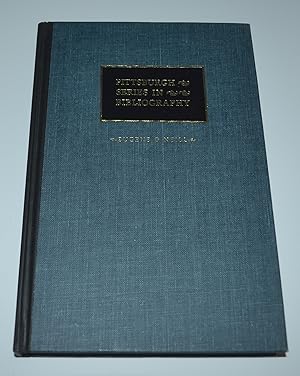 Seller image for Eugene O'Neill: A Descriptive Bibliography for sale by Bibliomadness