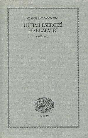 Ultimi esercizi ed elzeviri (1968-1987)