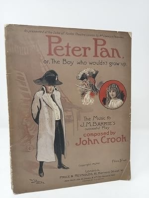 Seller image for Peter Pan, or, The Boy who wouldn t grow up. the Music to J. M. Barrie s successful Play. for sale by ROBIN SUMMERS BOOKS LTD