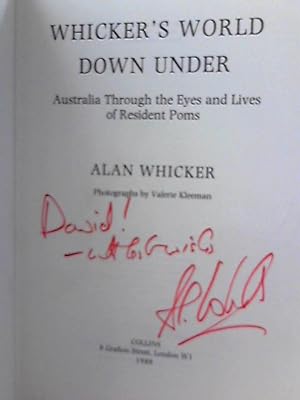 Image du vendeur pour Whicker's World Down Under: Australia Through the Eyes and Lives of Resident Poms mis en vente par World of Rare Books