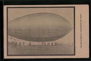 Ansichtskarte Italian Airship Leonardo da Vinci, Zeppelin