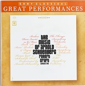 Bild des Verkufers fr Great Performances - The Music Of Arnold Schoenberg; Robert Crafr - Conducting - Audio-CD - Sony Classical zum Verkauf von Walter Gottfried