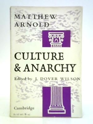 Image du vendeur pour Culture and Anarchy mis en vente par World of Rare Books