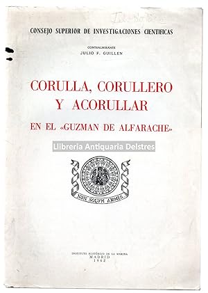 Imagen del vendedor de Corulla, Corullero y Acorullar. En el "Guzman de Alfarache". a la venta por Llibreria Antiquria Delstres