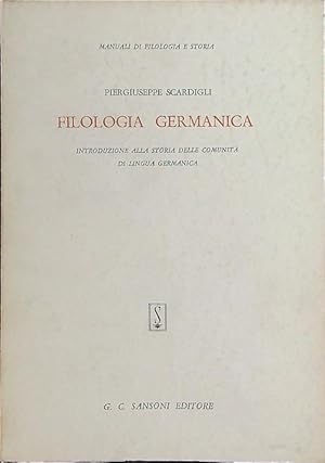 Immagine del venditore per Filologia Germanica venduto da Librodifaccia