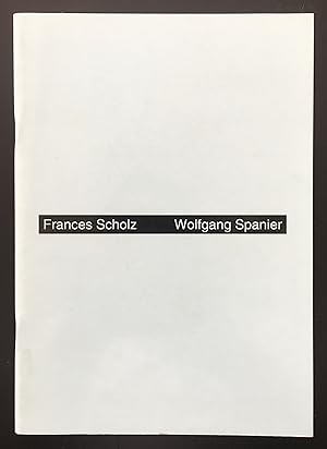 PETER MERTES STIPENDIUM 1993: Frances Scholz/Wolfgang Spanier