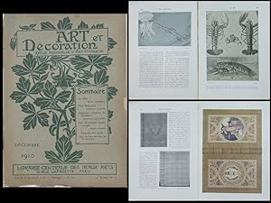 ART ET DECORATION - DECEMBRE 1910 - MEHEUT, ADOLPHE GIRALDON, PAUL RENOUARD