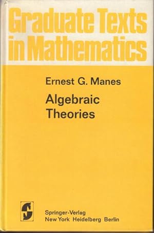 Imagen del vendedor de Algebraic Theories. a la venta por Rnnells Antikvariat AB