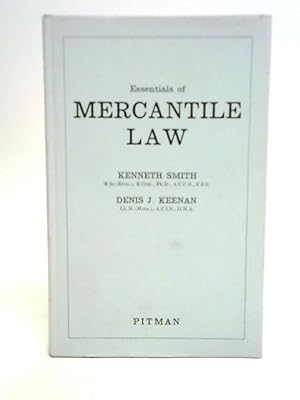 Seller image for Essentials of Mercantile Law for sale by World of Rare Books