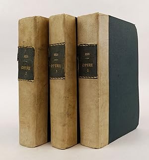 Immagine del venditore per OPERE DI FRANCESCO REDI GENTILUOMO ARETINO, E ACCADEMICO DELLA CRUSCA. IN QUESTA NUOVA EDIZIONE ACCRESCIUTE, E MIGLIORATE [Three Volumes] venduto da Second Story Books, ABAA