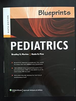 Image du vendeur pour Blueprints Pediatrics mis en vente par Reliant Bookstore