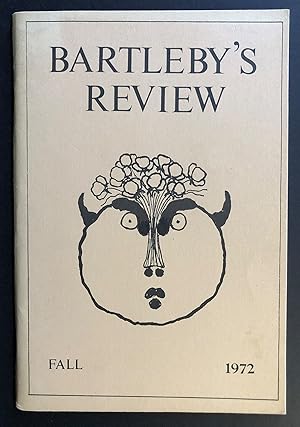 Imagen del vendedor de Bartleby's Review 1 (Volume 1, Number 1; Fall 1972) a la venta por Philip Smith, Bookseller