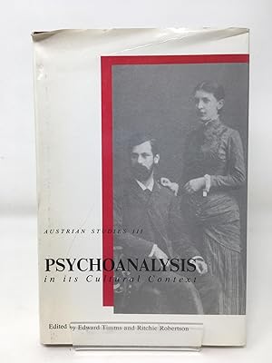 Seller image for Psychoanalysis in Its Cultural Context (Austrian Studies) for sale by Cambridge Recycled Books