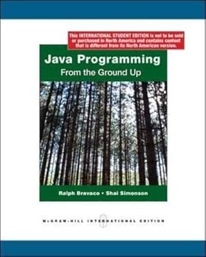 Bild des Verkufers fr Java Programming: From The Ground Up zum Verkauf von WeBuyBooks