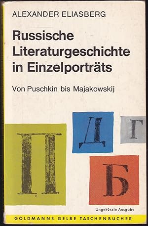 Bild des Verkufers fr Russische Literaturgeschichte in Einzelportrts zum Verkauf von Graphem. Kunst- und Buchantiquariat