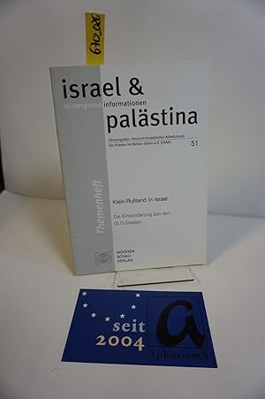 Seller image for Klein-Ruland in Israel - Die Einwanderung aus den GUS-Staaten. Sonderheft 51. for sale by AphorismA gGmbH