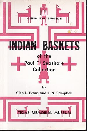 Imagen del vendedor de Indian baskets of the Paul T. Seashore collection a la venta por Graphem. Kunst- und Buchantiquariat