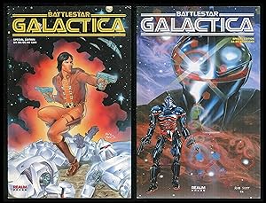 Bild des Verkufers fr Battlestar Galactica Special Edition Centurion Prime Comic + Variant Lot Realm zum Verkauf von CollectibleEntertainment