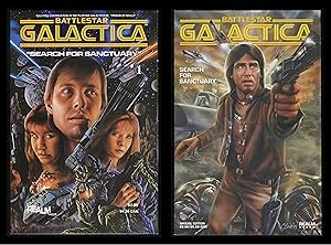 Bild des Verkufers fr Battlestar Galactica Search for Sanctuary 1 + Special Ed. Comic Lot Set Cylon zum Verkauf von CollectibleEntertainment
