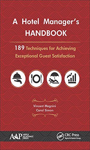 Seller image for A Hotel Manager's Handbook: 189 Techniques for Achieving Exceptional Guest Satisfaction by Magnini, Vincent P., Simon, Carol J. [Paperback ] for sale by booksXpress