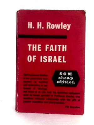 Bild des Verkufers fr The Faith of Israel zum Verkauf von World of Rare Books