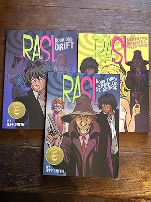 Seller image for RASL Books 1, 2, and 3. Signed. [Drift, Romance at the Speed of Light, The Fire of St. George) for sale by Erik Hanson Books and Ephemera