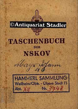 Taschenbuch der Nationalsozialistischen Kriegsopferversorgung NSKOV (Ausgabe A).