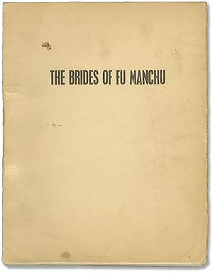 Bild des Verkufers fr The Brides of Fu Manchu (Original screenplay for the 1966 film) zum Verkauf von Royal Books, Inc., ABAA