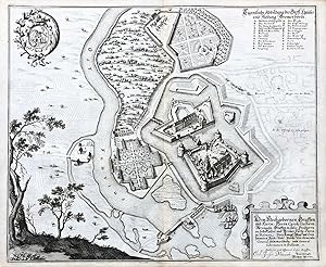 "Eigentliche Abbildung des Grefl. Hauses und Vestung Bremerförde" - Bremervörde Niedersachsen