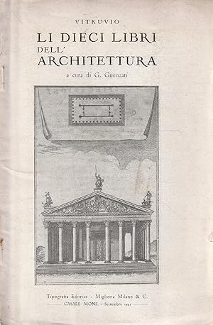 Imagen del vendedor de Li dieci libri dell'architettura a la venta por Messinissa libri