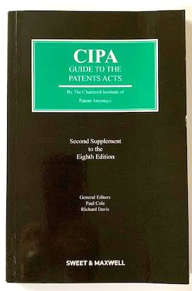 Bild des Verkufers fr CIPA Guide to the Patents Act: Second Supplement to the Eighth Amendment zum Verkauf von PsychoBabel & Skoob Books