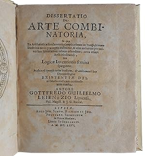 Dissertatio De Arte Combinatoria, In qua Ex Arithmeticae fundamentis Complicationum ac Transposit...