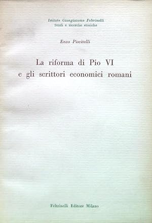 La riforma di Pio VI e gli scrittori economici romani
