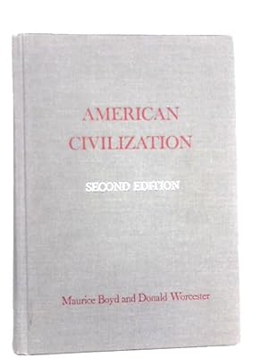 Imagen del vendedor de American Civilization a la venta por World of Rare Books