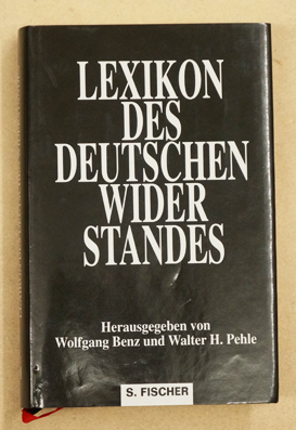 Seller image for Lexikon des deutschen Widerstandes. for sale by antiquariat peter petrej - Bibliopolium AG