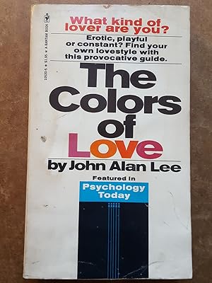 Seller image for The Colors of Love: What Kind of Lover Are You.? for sale by Homeless Books
