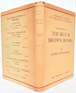 Preliminary Studies for the 'Philosophical Investigations' generally known as The Blue and Brown ...