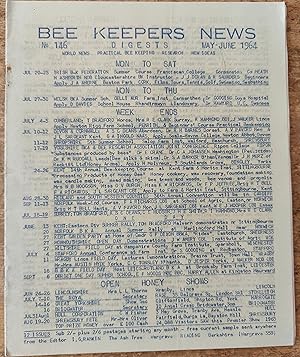 Bee Keepers News Digests May-June 1964 No.146 World News Practical Bee Keeping Research New Ideas